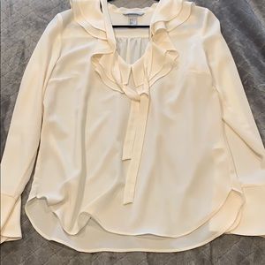 Cream blouse